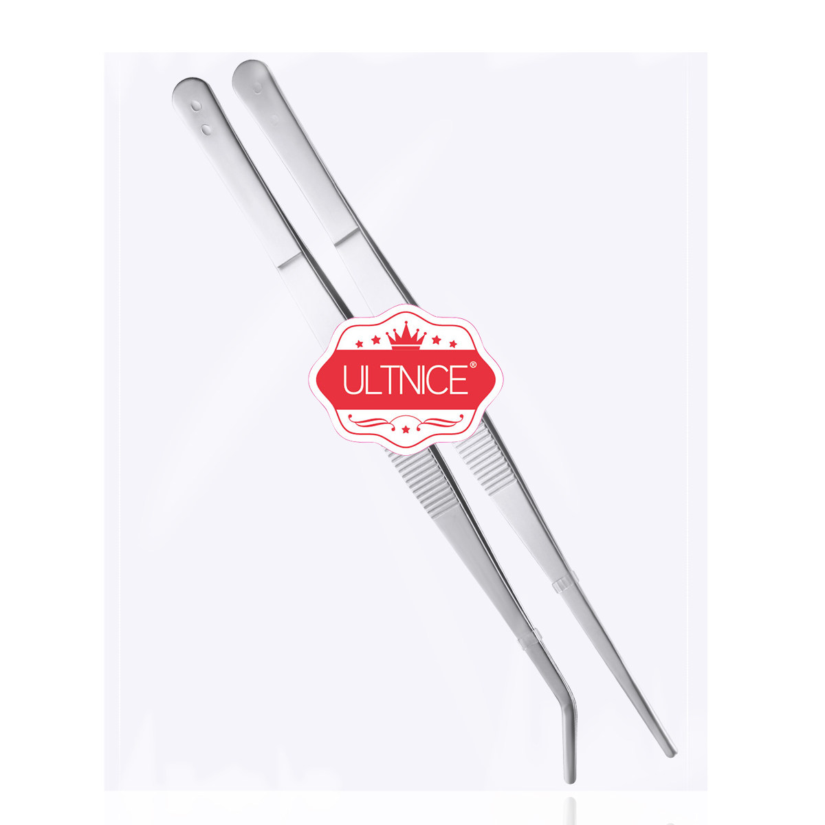 Feeding Tong Stainless - 2 шт. пинцетов из нержавеющей стали,
