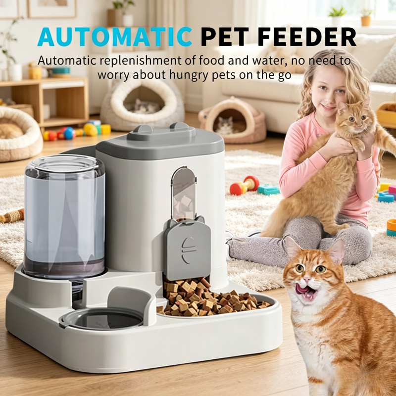Royal Canin Food Medium - Автоматическая миска-кормушка KEMORELA с фонтаном для