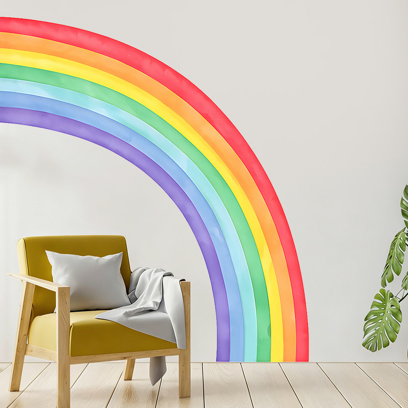 Pvc Panel Background - Большие радужные наклейки на стену, самоклеящиеся